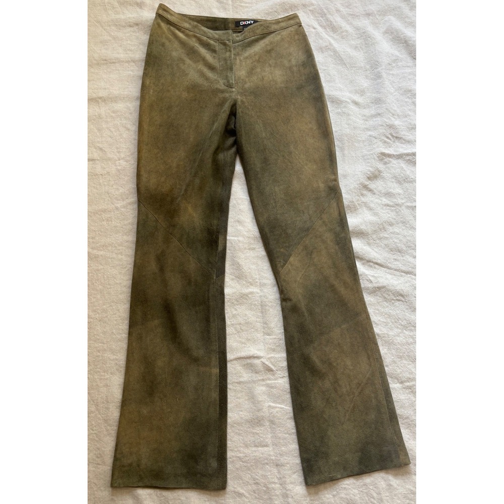 Vtg 90's Deadstock Suede Pants Sz. 4 Straight Leg, 90's Grunge, Indie Sleaze